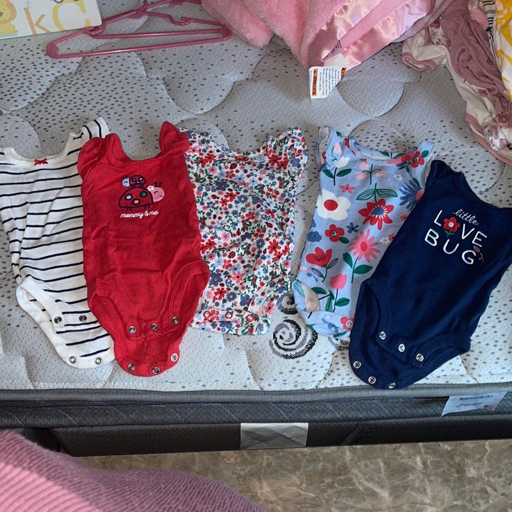 Carter’s Baby girl bodysuits